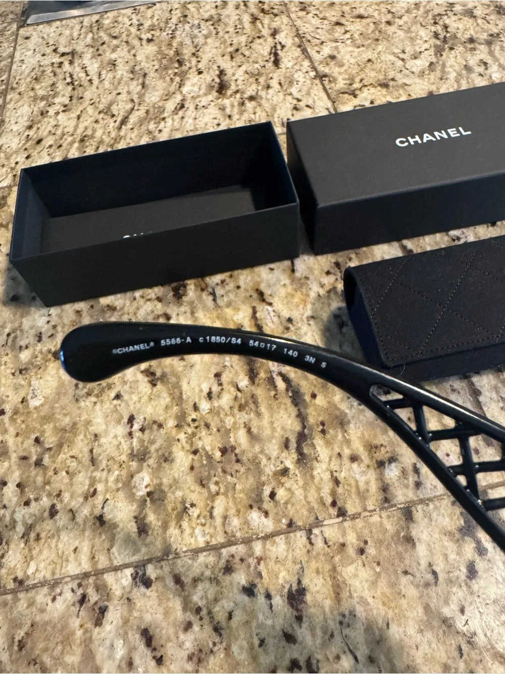 New CHANEL 2026 CH5566 summer collection Black Sunglasses